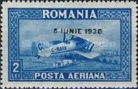 Biplane Spad 33 - overprinted