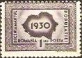 Map of Romania with Year