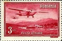 Aircraft Farman III over landscape