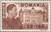 King Michael I and the Foundation Building in Bucharest
