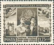 Romanian and Soviet workers symbolize friendship