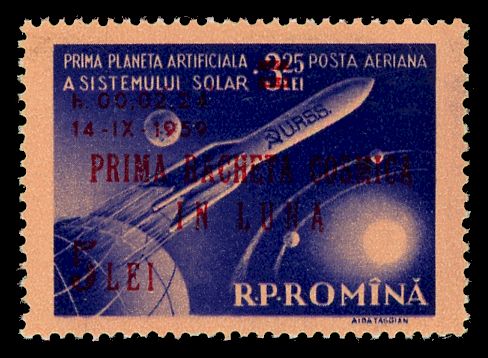 First impact of a rocket on the moon