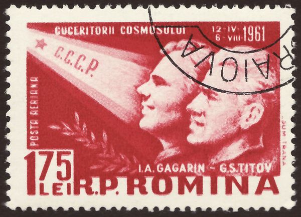 Yuri Gagarin (1934-1968) and Gherman Titov (1935-2000)