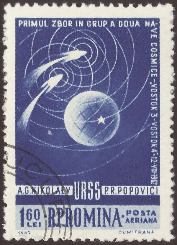 Vostok 3 and 4 in Orbit