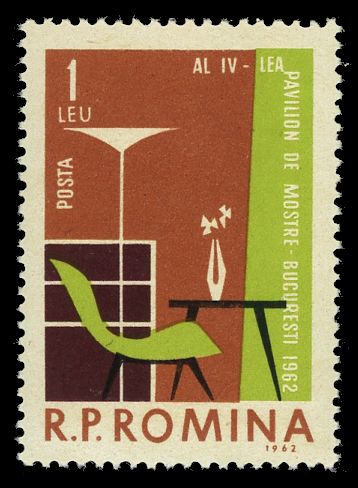 Household Furniture: Chair, Table, Lamp and Cabinet
