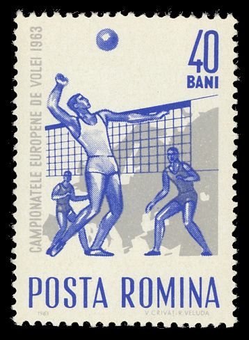 Men's Volleyball & Map of Europe