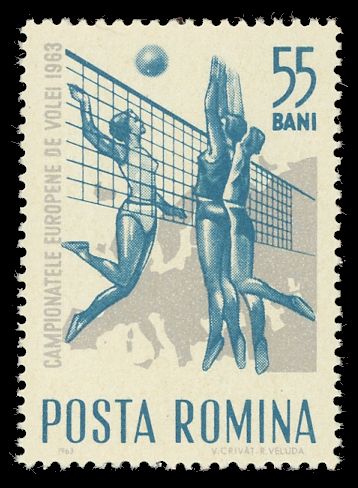 Women's Volleyball & Map of Europe