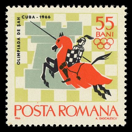 Knight & tower in front of chessboard
