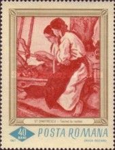Working at the Loom, Ștefan Dimitrescu (1886-1933)