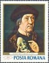 Old Man with Skull in Right Hand, Dirck Bouts (1415 to 1475)
