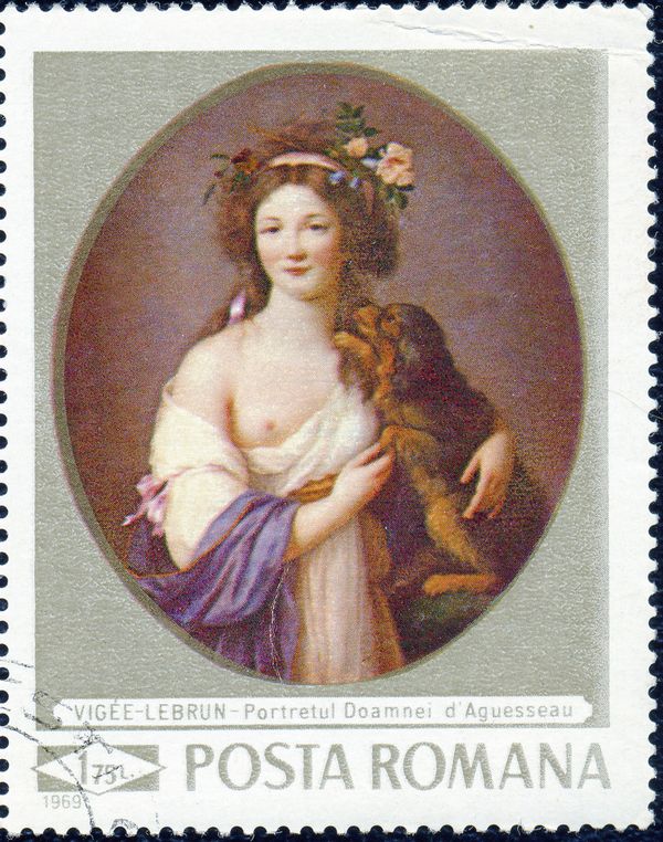 Portrait of Miss d'Aguesseau, Louise Élisabeth Vigée Le Brun