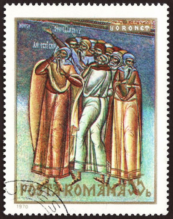 Scene from the Last Judgement, Voroneț Monastery