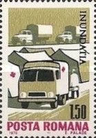 Tent camp & ambulance of the Red Cross