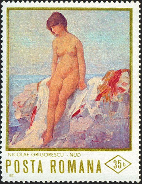 Nude on the Beach, Nicolae Grigorescu (1838-1907)