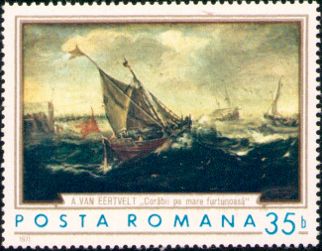 Ships on a Stormy Sea, A. van Eertvelt, Flanders
