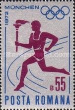 Olympic flame runner