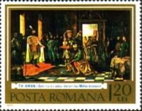 "Ottoman messengers visiting Michael the Brave" by Th. Aman