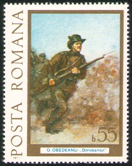Attacking Infantryman, Oscar Obedeanu