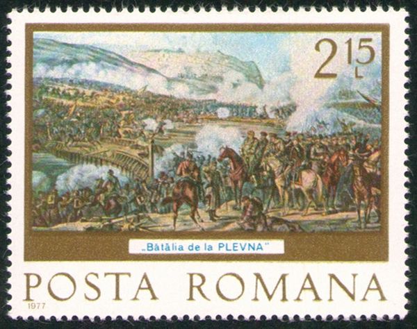 Battle of Plevna (copperplate engraving)