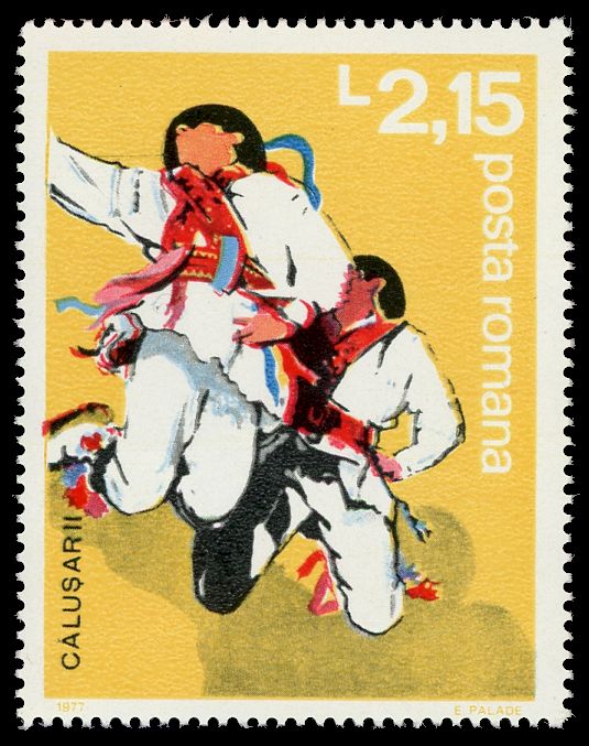 Călușari Folk Dancers