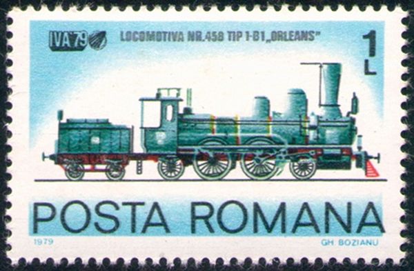 Steam Locomotive No. 458, Type 1-B 1, Orleans (1886)