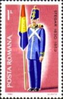 Flag bearer, 1830-1859