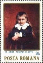 Portrait of a Child, Theodor Aman (1831-1891)