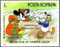 Conductor Mickey and Flautist Donald Duck
