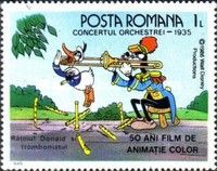 Donald Caught in Trombone Slide