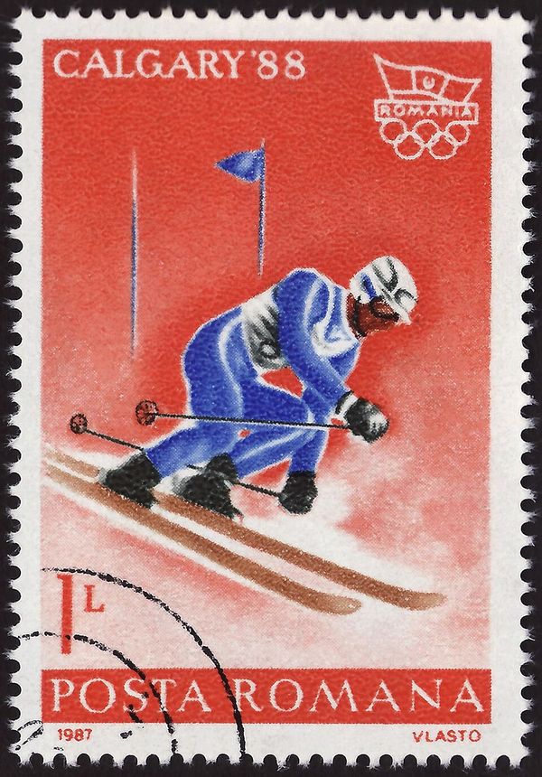 Slalom Skiing