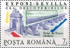Expo Sevilla, 1992 : Trajan’s bridge, Drobeta