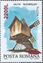 Windmill in Nucarilor, Tulcea - Surcharged