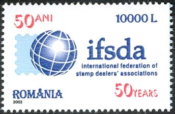 Jubilee Emblem: Globe and Outline of a Stamp
