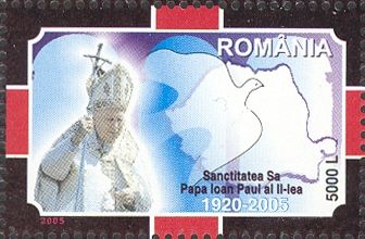 Pope John Paul II and Peace Dove