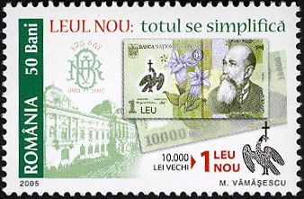 10,000 Old Lei to 1 New Leu