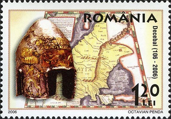 Dacian Helmet, Map of Eastern Europe