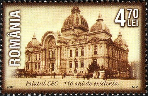 Romanian Savings Bank Palace Exterior