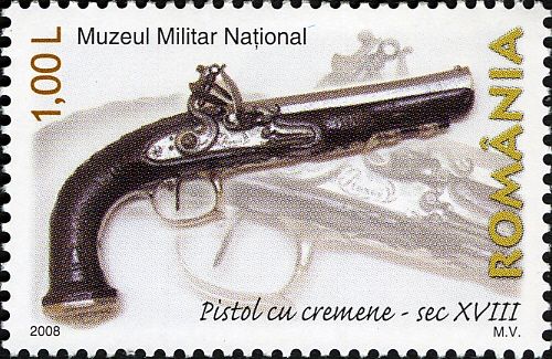 Flintlock Pistol Made in Liège, 18th Century