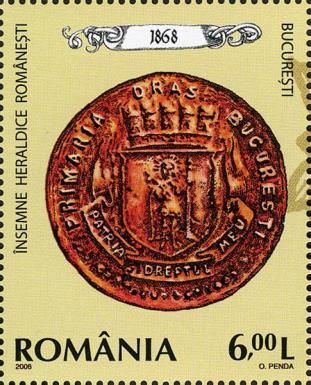 Coat of Arms of Bucharest 1868
