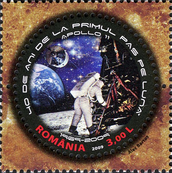 Buzz Aldrin Leaves Lunar Module