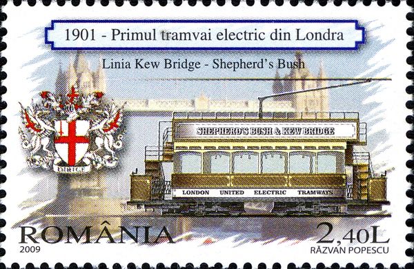 First Electric Tram from London 1901