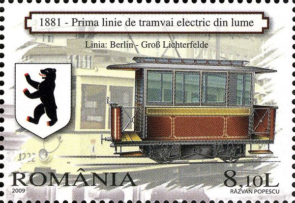 First Electric Tram from Berlin 1881