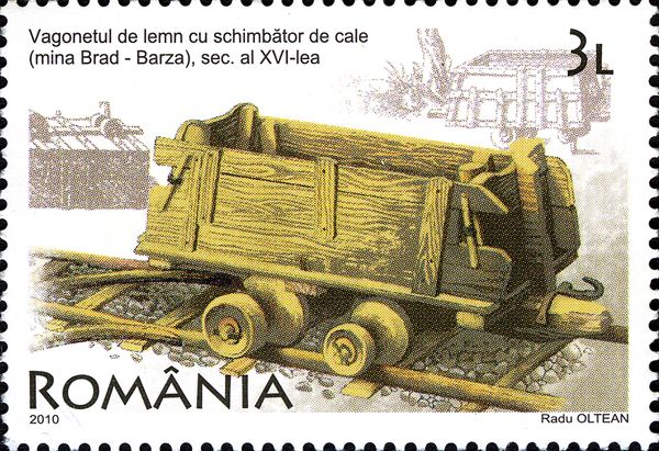 The Wooden Mining Car on a Switched Track