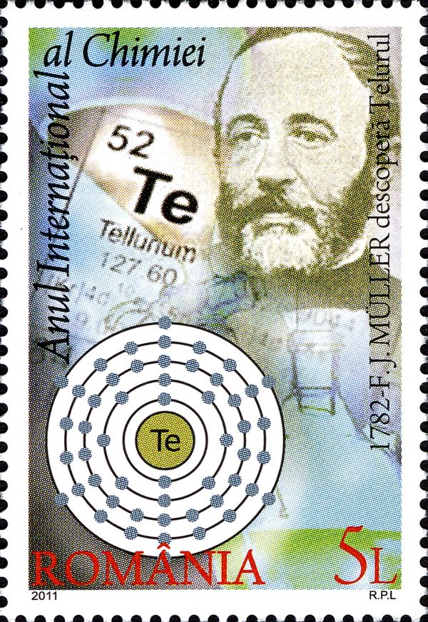 Franz-Joseph Müller von Reichenstein, Tellurium Atom