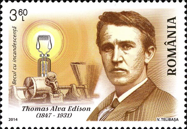 Thomas Alva Edison (1847-1931), Electric Light Bulb