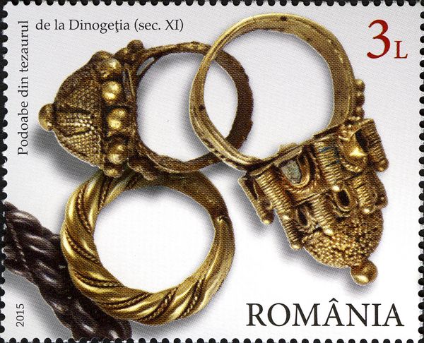 Golden Rings from Dinogetia (11th century)