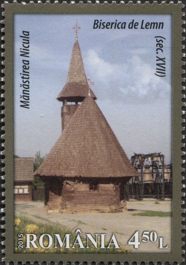 Image of the Wooden Church from the Nicula Monastery
