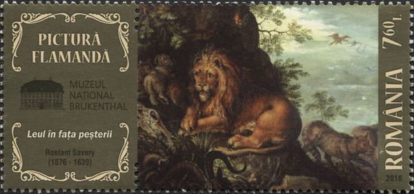 Lion in Front of His Cave, Roelant Savery