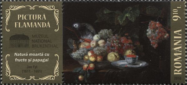 Still Life with Fruits and a Parrot, Jan Fyt
