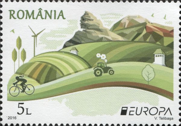 Green Landscape, Graphic by Victor Telibaşa (Romania)